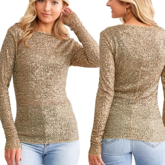 Intimately Free People Gold Rush Long Sleeve - Picture 1 of 7